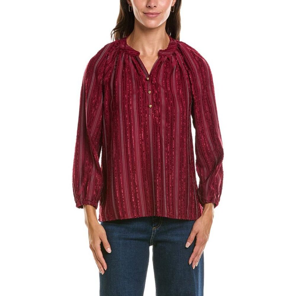 Duffield Lane Womens Carlisle Top, Red